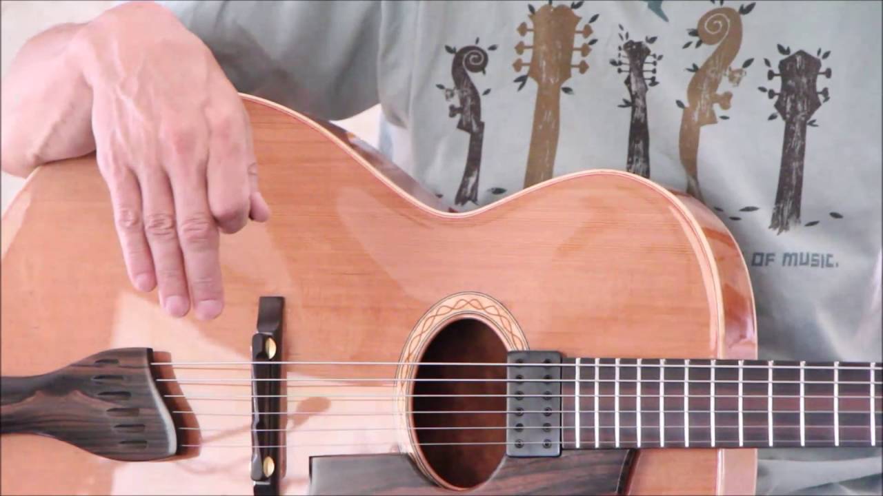 16 oval hole non cutaway Archtop Guitar