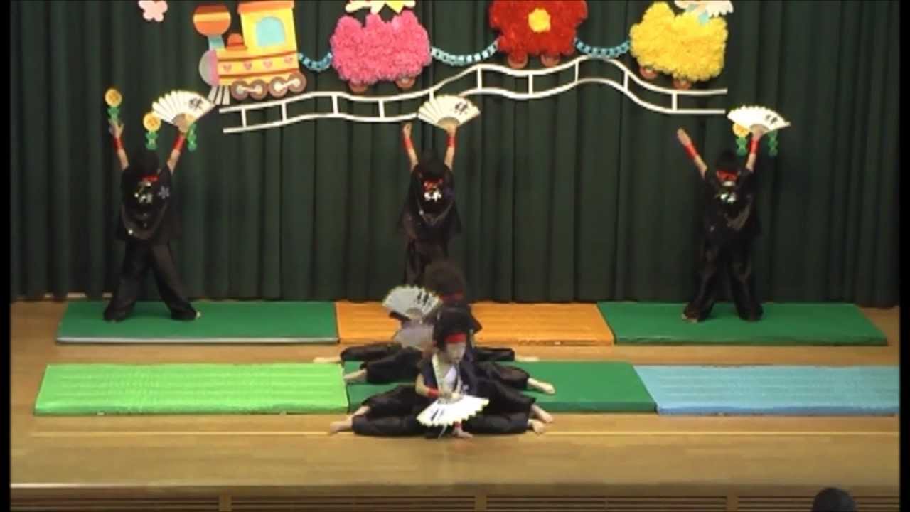 子どもはすごい！！保育園発表会　 アクロバット演技