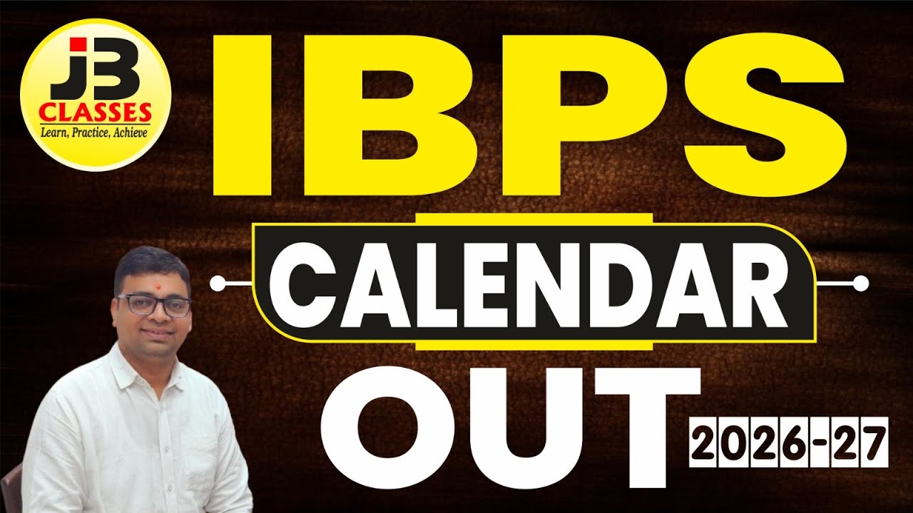 IBPS Calendar 2026-27 OUT 🚨 | Exam Dates Big Update | Breaking News!
