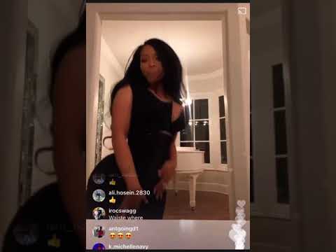 K Michelle Butt Pads Fall Off On IG Live (Very Funny)