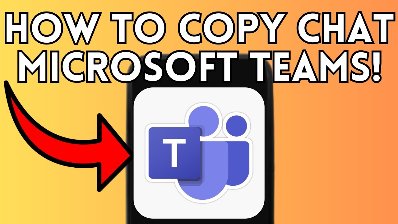 How to Copy Chat Conversation in Microsoft Teams (Full Guide) 2025!