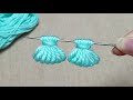 Super Easy Flower Craft Ideas with Woolen - Hand Embroidery Amazing Trick - Wool Flower Design