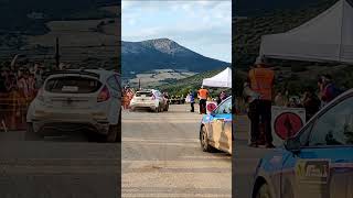 Ford Fiesta R5 Start of SS6 Elatia - WRC Rally Acropolis