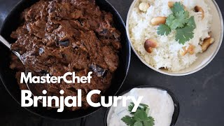 MasterChef Australia Darrsh Sri Lankan Brinjal Curry | Traditional, but not