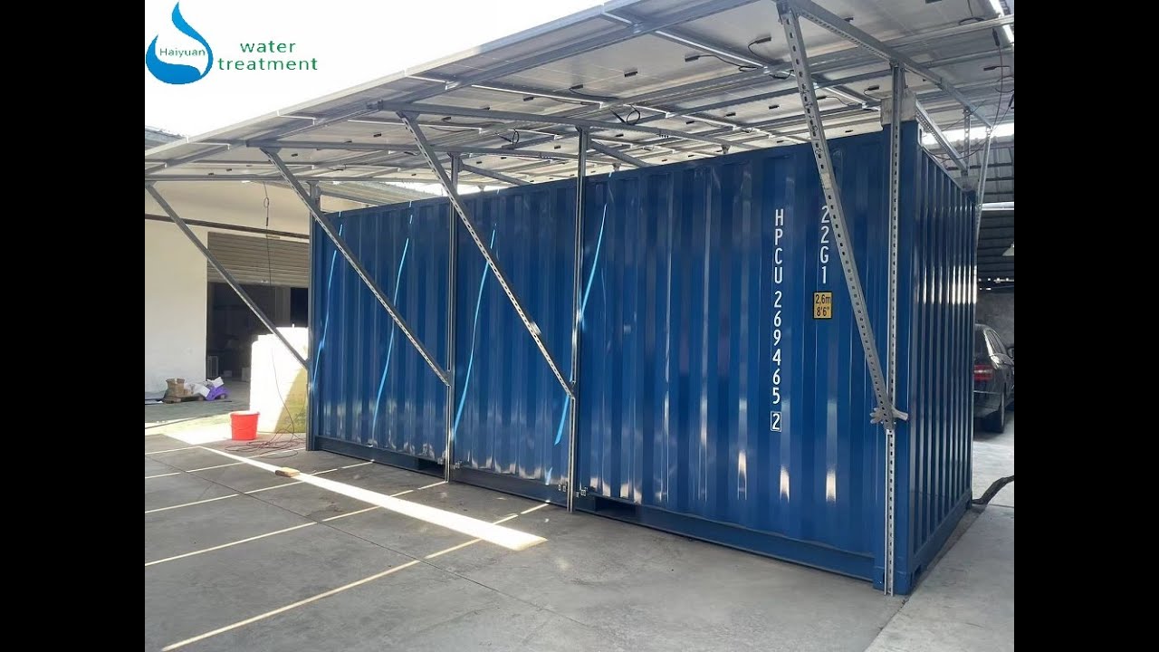 Solar desalination system | solar powered salt water desalination system water purification system