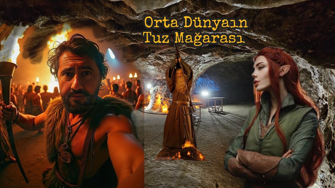 Kendinizi J.R.R. Tolkien'in Orta Dünyasında Hissedeceğiniz Bir Mağara. Iğdır Tuzluca Tuz Mağarası