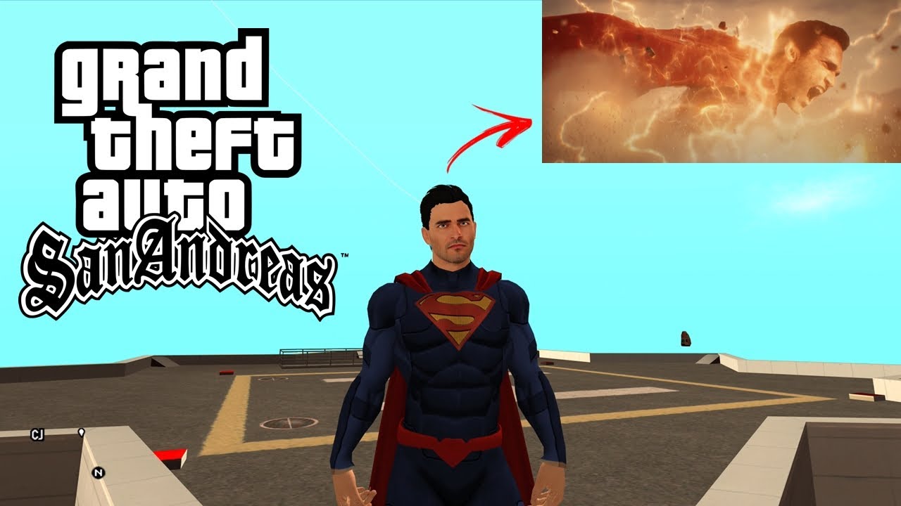 Jogue com o Superman no seu GTA San Andreas, 100Grana