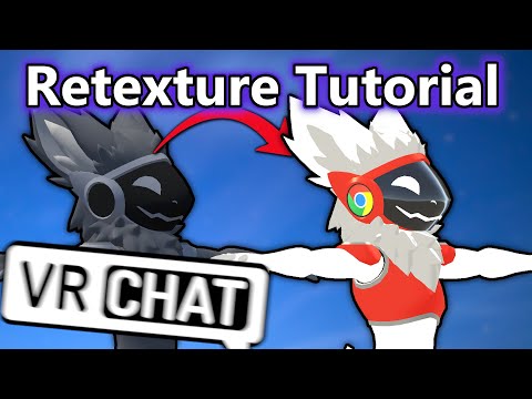 How to Make a Custom VRChat Avatar: NKD Protogen Retexture Tutorial