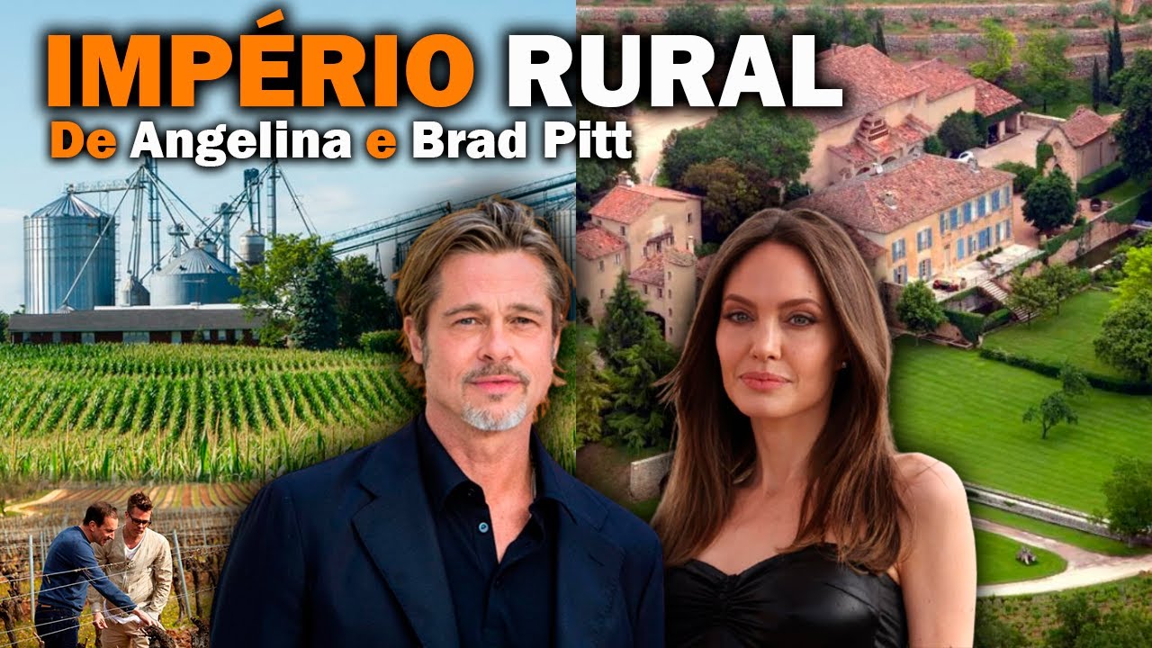 CONHEÇA A INCRÍVEL FAZENDA De Brad Pitt e Angelina Jolie