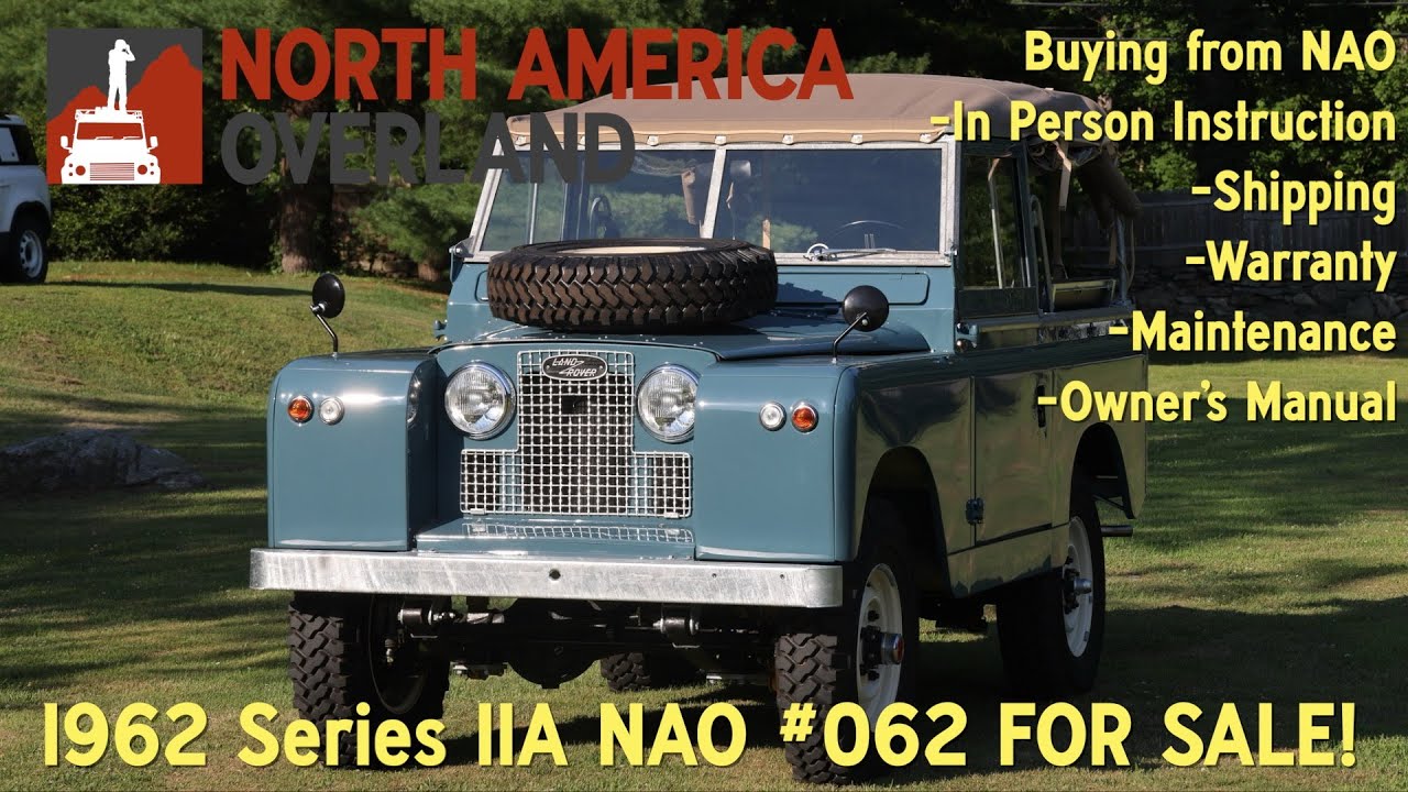 Land Rover серии IIA NAO №062 1962 года ПРОДАЕТСЯ!