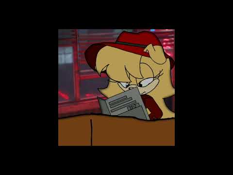 (Reading the newspaper)
