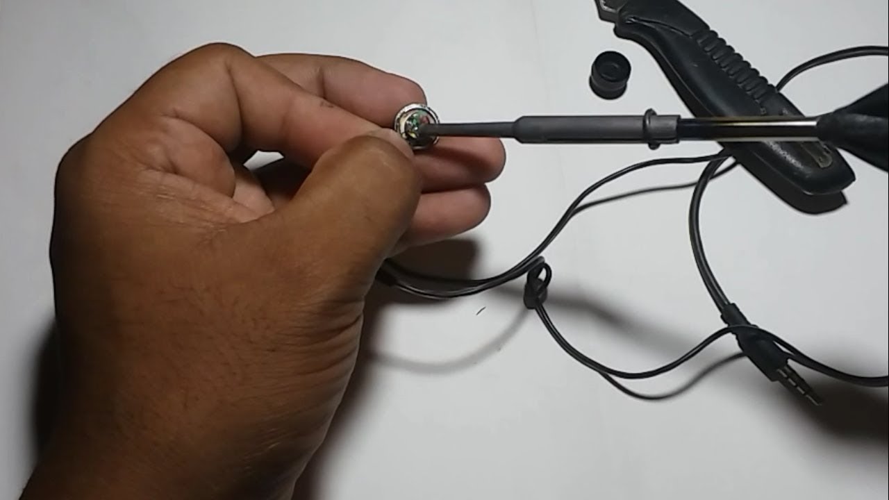 How repair headphone speaker YouTube