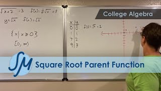 Famous Square Root Parent Function Profile