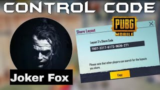 [NEW] Joker Fox Control Code || PUBG || Tiger Plays PUBG screenshot 3