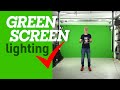 Best green screen lighting    how to