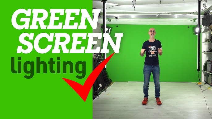 StudioLink Chroma Key Green Screen Kit 3 x 3m - LL LR83350