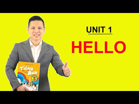 Video Tự Học Tiếng Anh Lớp 3- Unit 1 -Hello - Trung Caha - youtube