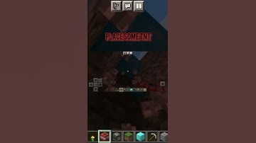 How to make a simple troll trap in minecraft #minecraft #shorts