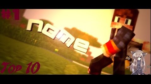 Top 10 MINECRAFT Intro Templates #1  - Free Download Intro Template [C4D,AE] انترو ماين كرافت مجانا