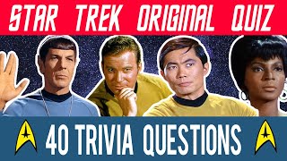 Star Trek Trivia Original TOS