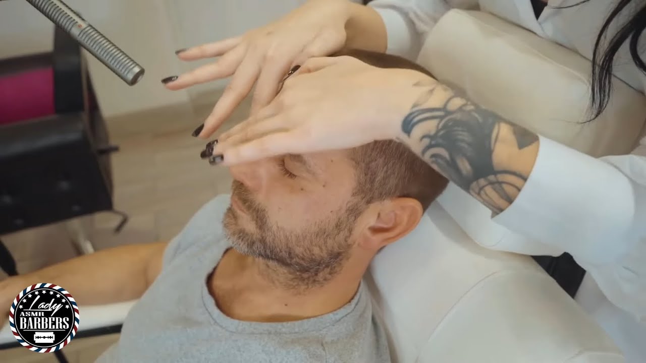 Heavenly Tranquil ASMR Massage by Barber Lady Helen for Men