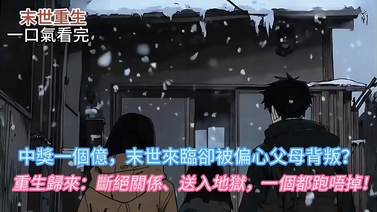 【重生爽文】老公隨手買彩票中1億💰！末世暴雪降臨，極品公婆為省錢將我們一家三口趕出門凍死❄️。睜眼重生，我囤滿物資睇住佢哋狗咬狗！🐶#novel #小說 #動漫 #anime #comics #小说