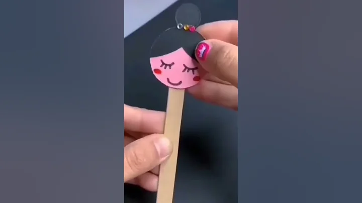 making girl with the help of ice-cream stick ** easy way of carft 👍