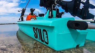 How Many Miles Will One Gallon Of Gas Take You On A Solo Skiff!? | 6HP Suzuki Outboard