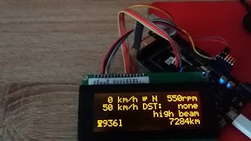 ETS2 Telemetry on Arduino+LCD [early stage]