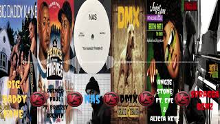 Big Daddy Kane vs Prince Paul vs Nas vs DMX vs Angie Stone vs Spragga Benz (Mix By DJ 2Dope)