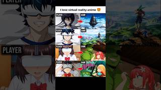 I love virtual reality anime 🤩 #anime #gojo #manga
