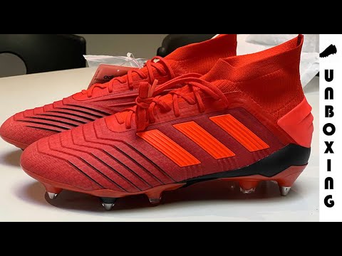 adidas predator red black