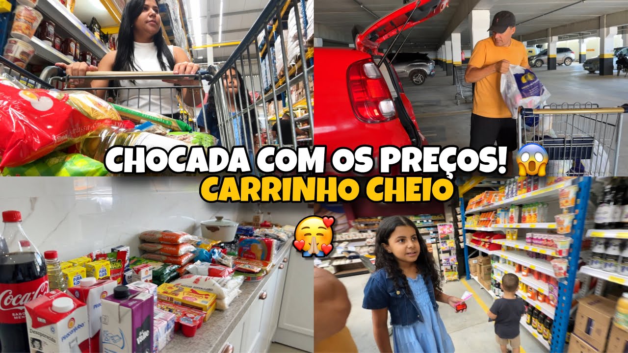 DIA DE MERCADO COM A FAMÍLIA! PREÇOS + QUANTO GASTAMOS? ?