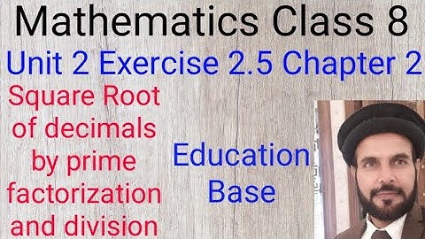 Class 8 Mathematics Ex 2.5 Unit2