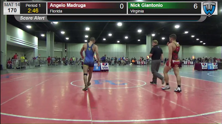 1198 Junior Men 170 Angelo Madruga Florida vs Nick...