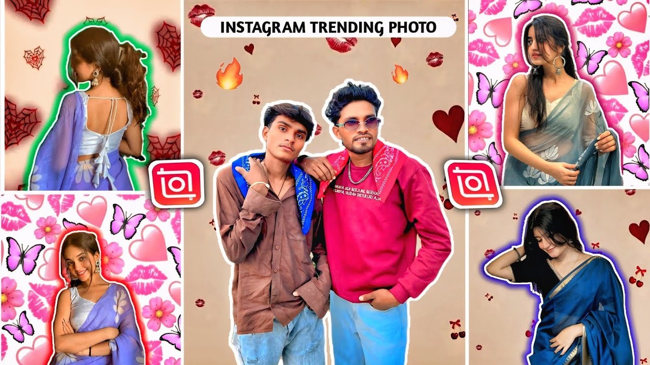 INSTAGRAM ट्रेंडिंग PHOTO बनाने SIKHE ! PHOTO EDIT TUTORAL INSHOT ME ! एस्थेटिक बैकग्राउंड फोटो edit