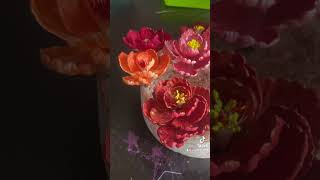 Peony flowers making/gumpaste peony tutorials/cake decorating tutorials