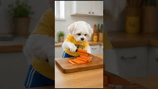 아기에게  김밥싸주는 아빠강아지#Shorts #AI쇼츠 #ShortsFeed #강아지쇼츠 #FunnyAI #DigitalPet#강아지 #Puppy