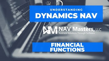 Dynamics NAV - Other Financial Functions