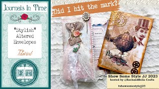 Let's Alter Some Envelopes With Style for the #showsomestylejj23 Collab #steampunk #shabbychicstyle