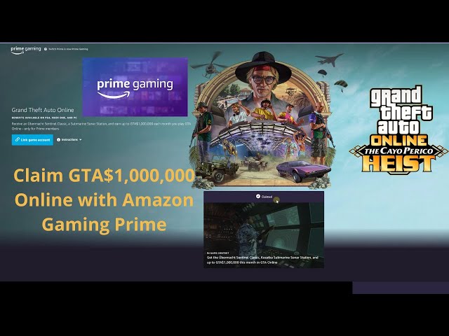 How to claim GTA Online Prime Gaming Rewards: October 2021