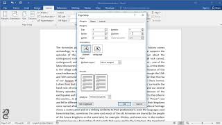 Set Mirror Margins in Word screenshot 1