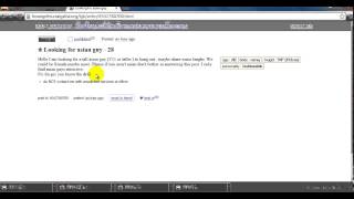How to earn from Craigslist w4m section