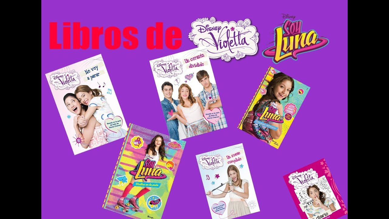 libros de violetta y soy luna (primera temporada)