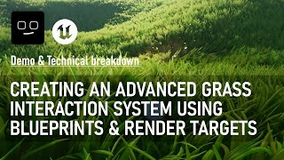 Technical overview of my advanced grass interaction system in UE: physics, effects, performance...