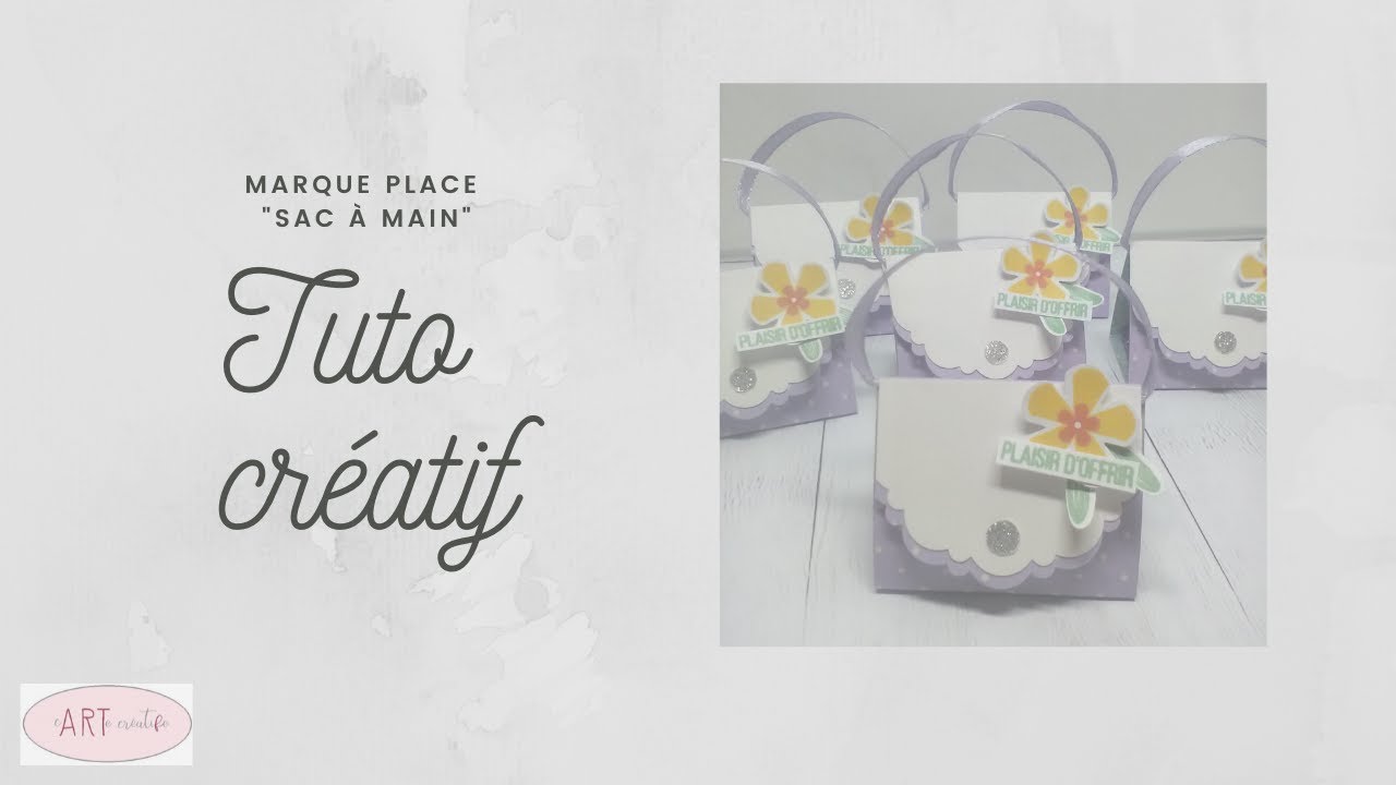 Tuto créatif - Marque place 
