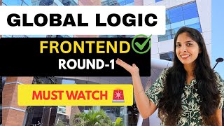 GlobalLogic React Frontend Developer Interview | Round 1 Preparation (0–3 Years Experience, 2025)