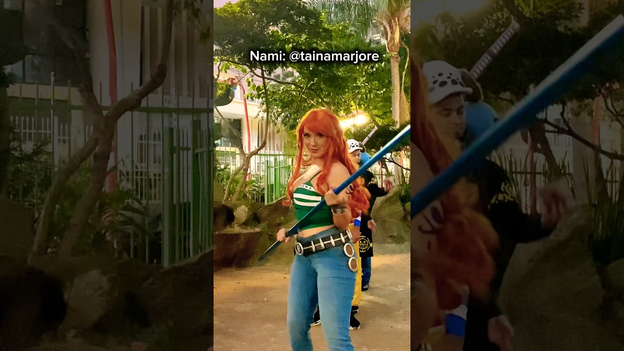 Luffy, Zoro, Nami, Usopp, Chopper, Robin, Law e Buggy - Liberdade São Paulo #onepiececosplay