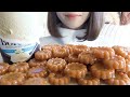 【咀嚼音】韓国ASMRで話題の薬菓をアイスクリームとホイップクリームで食べる【EATINGSOUNDS】