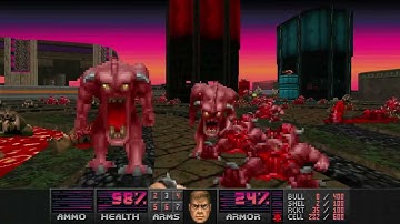 Doom II: Ancient Aliens - MAP28 - Floating Arena (UV, 100%kills/secrets, Pistol start)